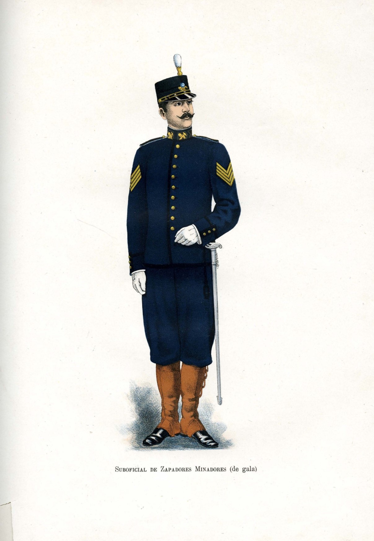 Suboficial de Zapadores Minadores - de gala