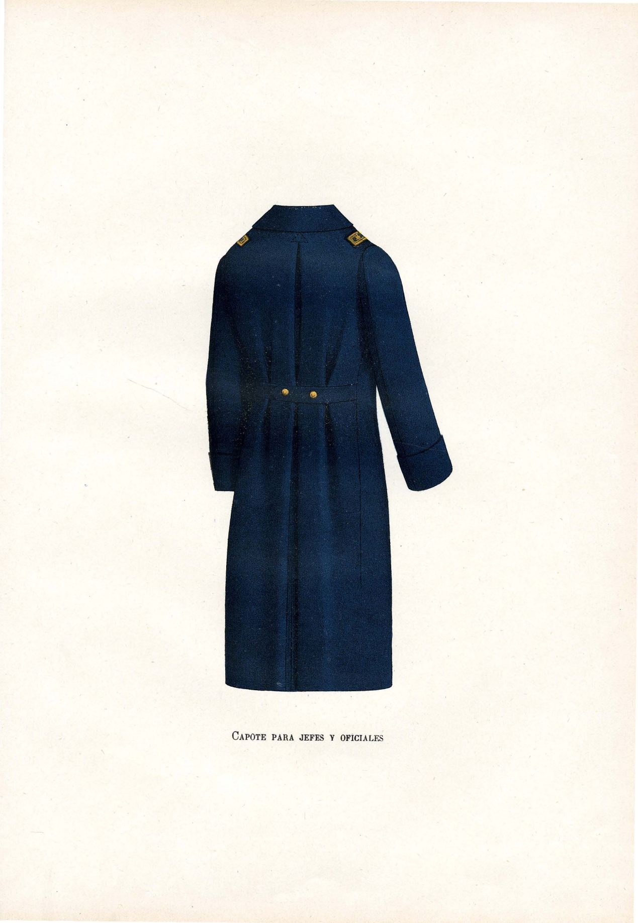 Capote para Jefes y Oficiales