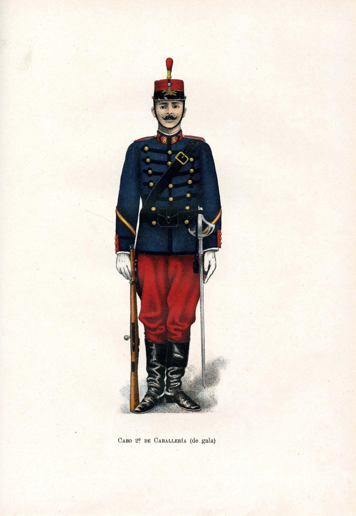 Cabo 2° de Caballería - de gala