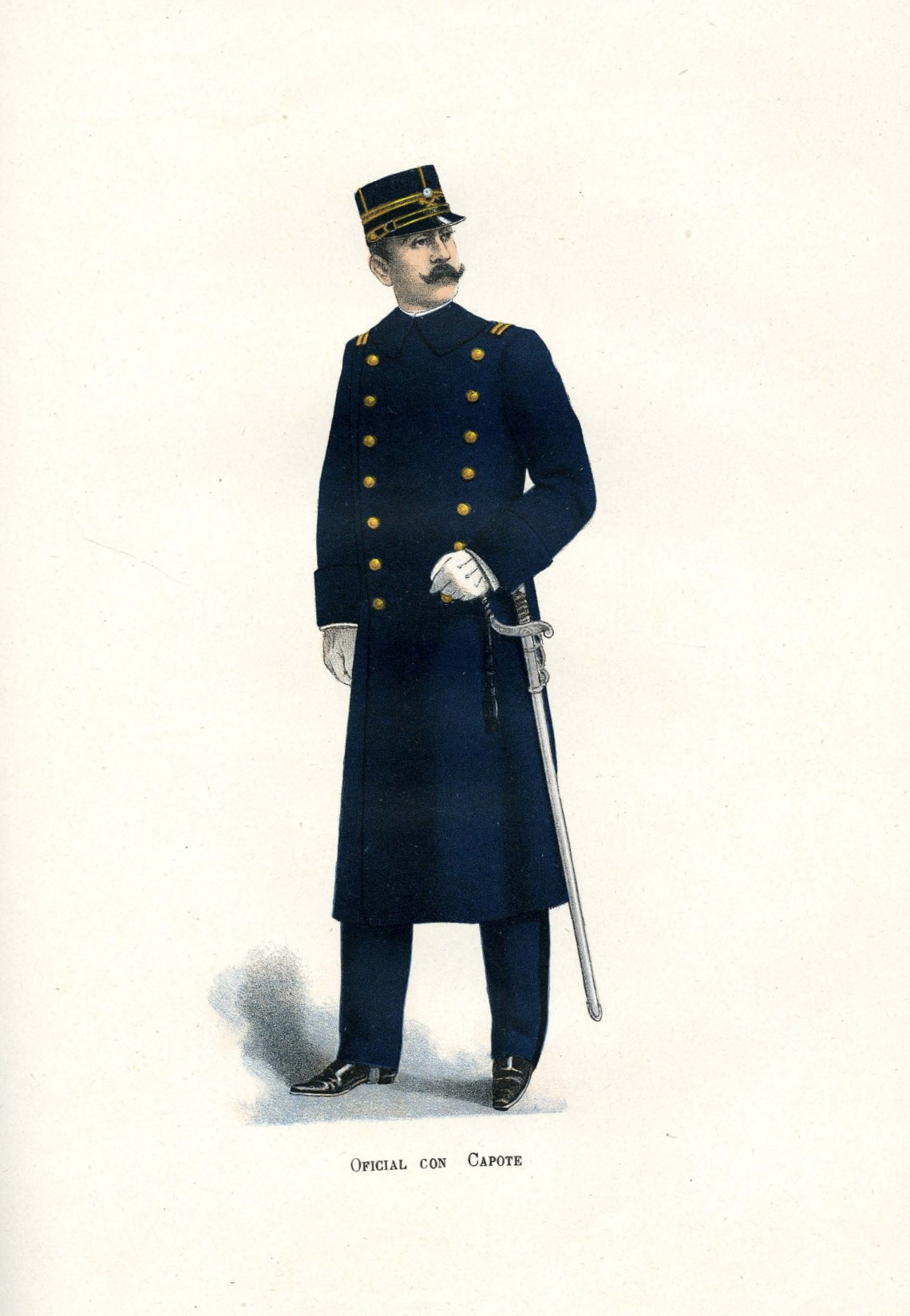 Uniforme para campaña, cuartel, etc. desde Teniente  a soldado