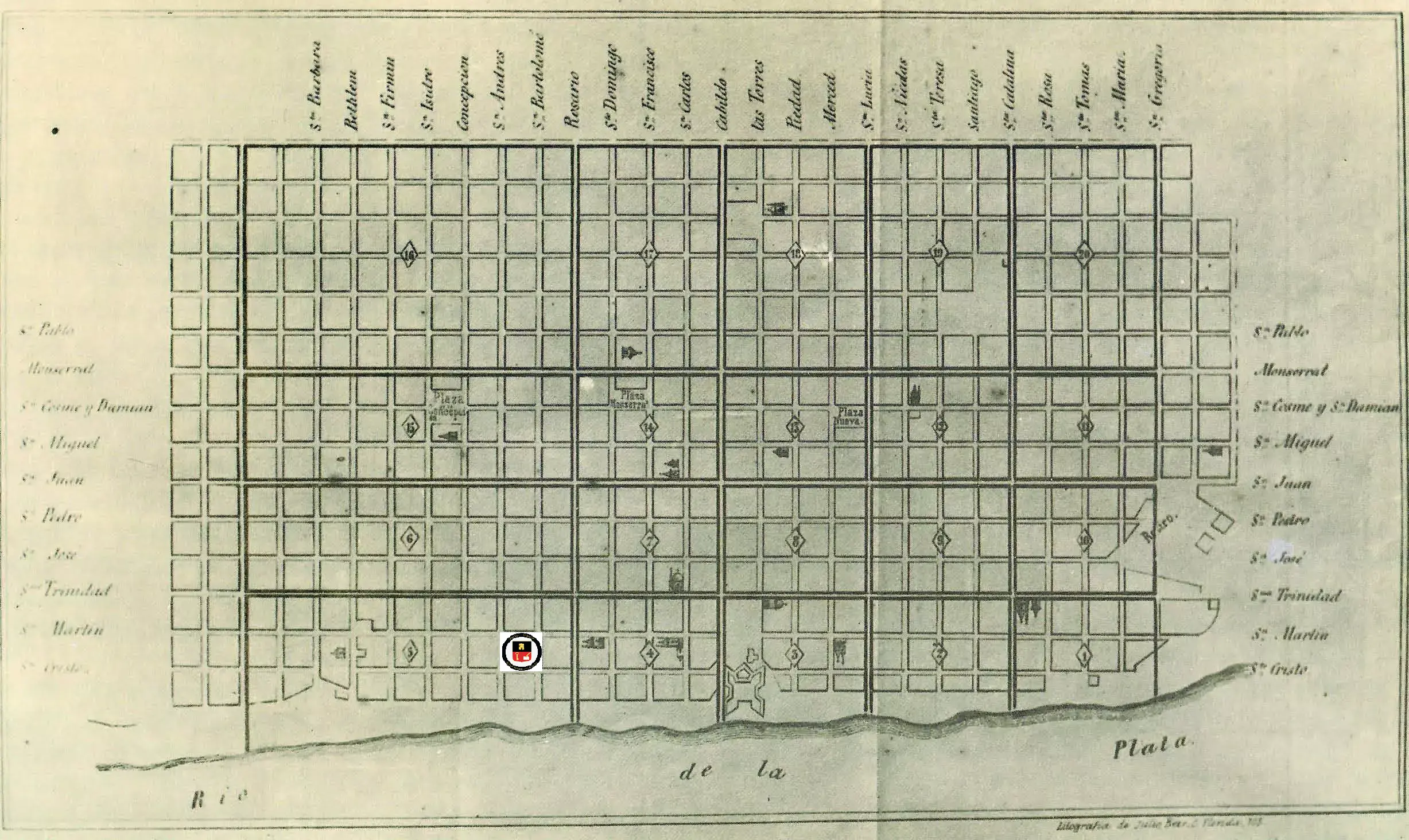 Plano Trilles, 1794