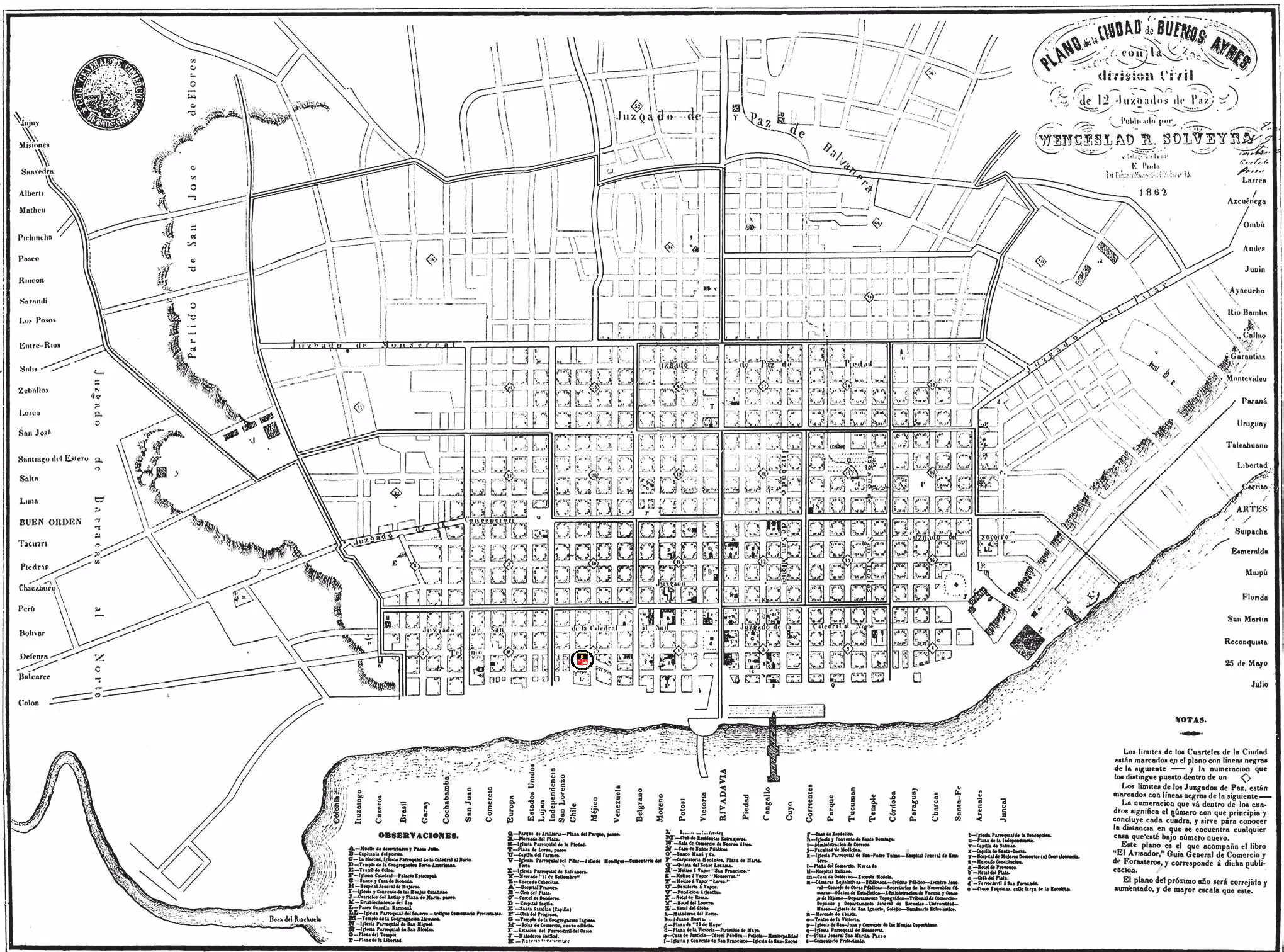 Plano Division Eclesiastica, 1859